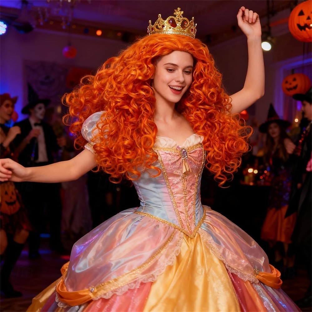 Cabelo comprido, cacheado e ondulado, perfeito para festa de carnaval. de 2026 por $21.99 –P2