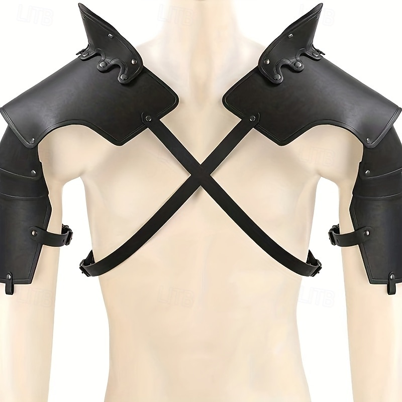 Punk & Gothic Medieval Renaissance Outfits Warrior Knight Ritter Fancy Dress Men's Viking Masquerade Party Performance Stage Adults' Shoulder Armor 2026 - $49.99 –P2