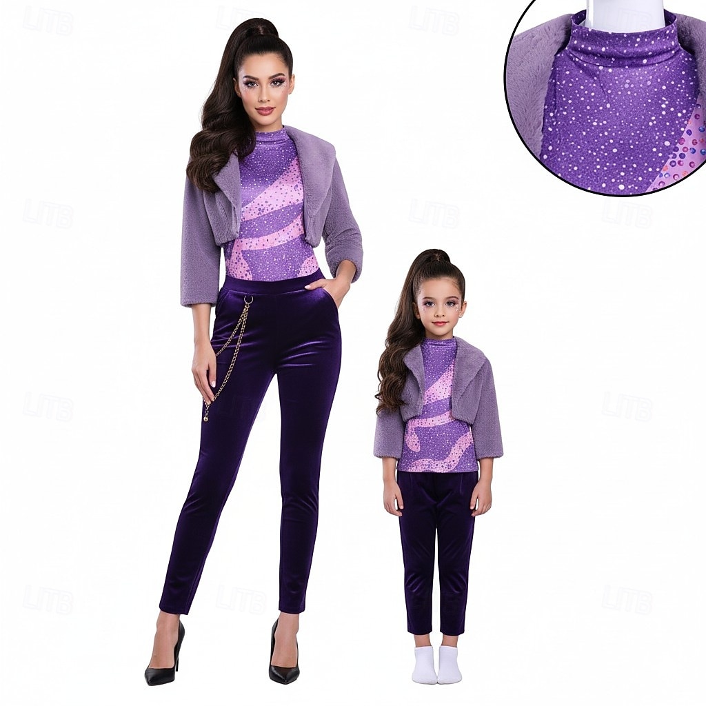 Animal Detective Sparkling Animal Singer Pop Star Sheep Gazelle Dress Fancy Costume Carnival Costume Cosplay Costume for Girls' Kids Adults' Carnival Party Performance 2026 - $81.99 –P1
