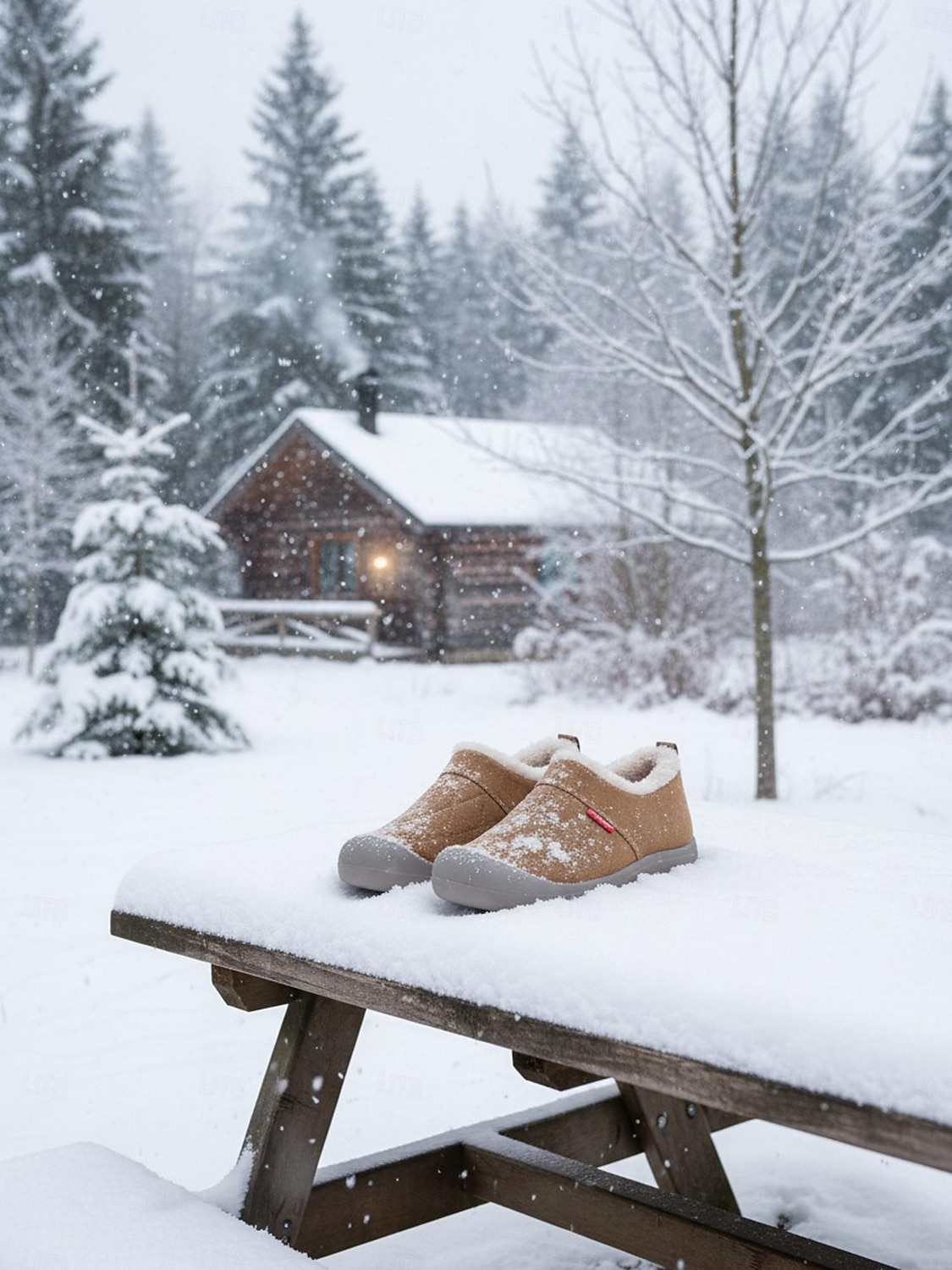 Kamelfarbene, warme, gesteppte Damen-Winterschuhe zum Hineinschlüpfen in weiter Passform – rutschfeste Outdoor-Schuhe für Schneetage, Reisen, Pendeln und den Alltag 2026 - $26.99 –P2