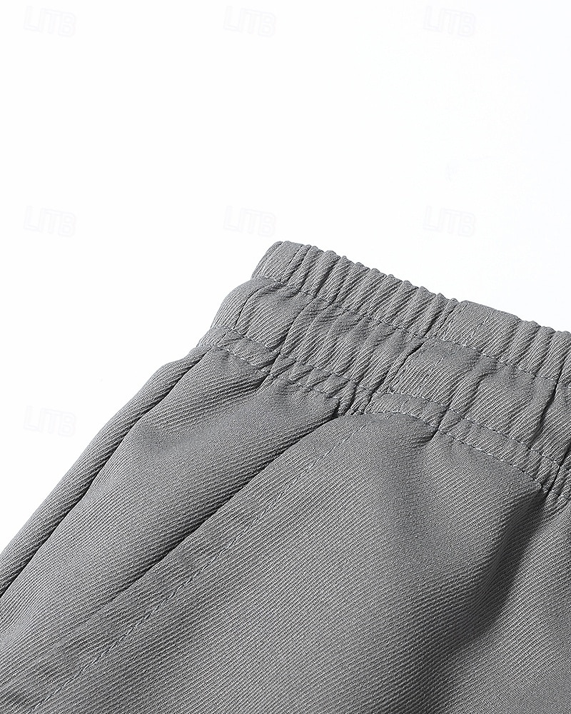 Herr Sportmjukisbyxor Casual joggingbyxor Militärbyxor Med fickor Underdelar Gym Fritids- Träningspass Höst vinter Gym Camping Träna Normal Sportkläder Sportkläder Solid färg Svart Kaki Armégrön 2026 - $21.99 –P5