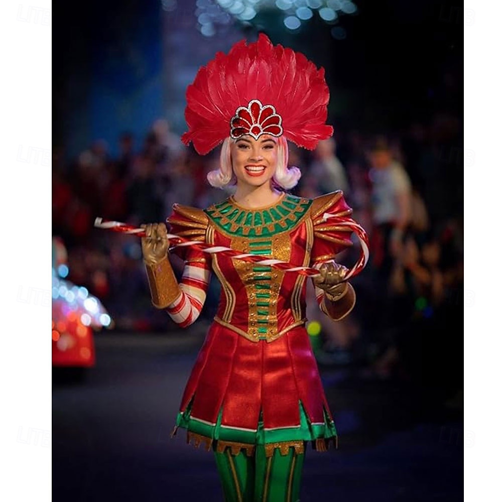 Karnawał 2026 Rio Karnawał Akcesoria Samba Karnawałowa Tiara z Piór dla Kobiet - Czerwona Cekinowa Tiara Tancerki - Akcesoria Do Tańca na Festiwal Mardi Gras Kostium na Festiwal Brazylia 2026 - $12.99 –P5