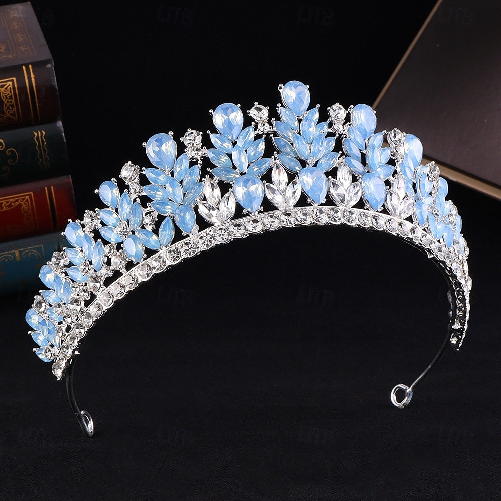 Tiaras de la corona Vestimenta de Cabeza Legierung Boda Cumpleaños Elegante Estilo lindo Con Cristal Celada Sombreros 2026 - €22.99 –P2