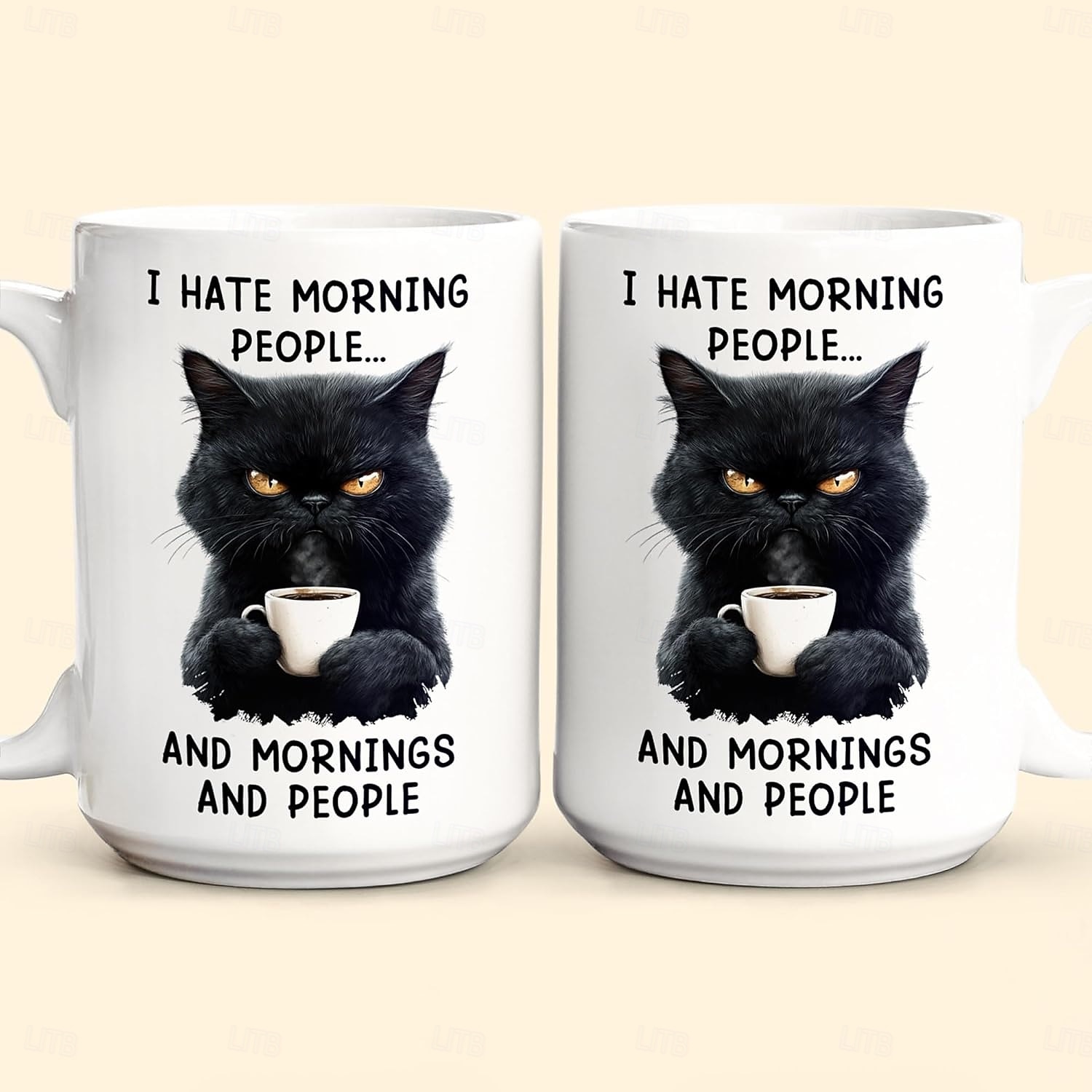 Funny Gift Mug I Hate Morning People And Mornings And People Ceramic Coffee Cup for Work Home Office Humor Gift for Friends Coworkers 2026 - $16.99 –P3