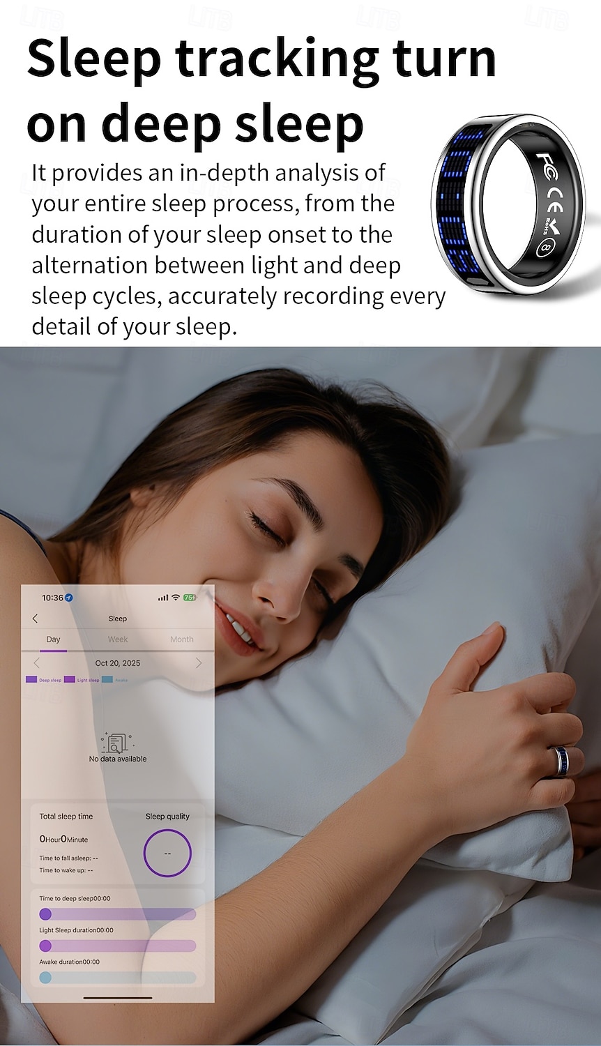 SR16 Älykello 0.1 inch Älykäs rannekoru Älykello Bluetooth Lämpötilan valvonta Askelmittari Aktiivisuuden seuranta Yhteensopiva Android iOS Naisten Miehet Vedenkestävä IPX-8 22 mm: n kellokotelo 2025 - $47.99 –P8