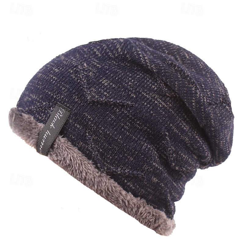 Per uomo Unisex Berretto Cappelli Invernali Berretti Cappello lavorato a maglia Berretto Invernale Nero Vino Fibre Acriliche Lavorato a maglia Pile Accogliente Abbigliamento quotidiano Uscire Colore del 2026 a $7.99 –P2