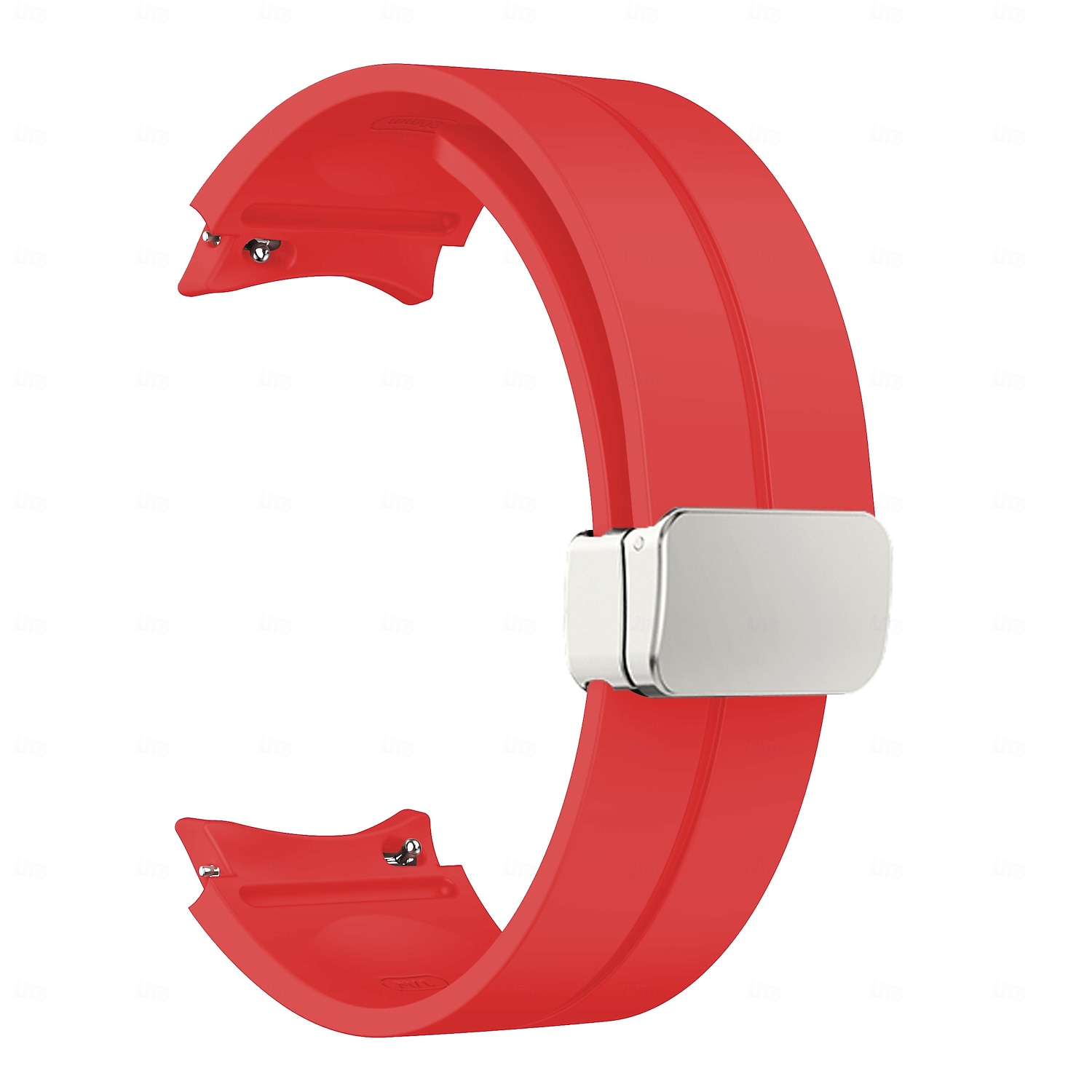 2026年 時計バンド のために Samsung Galaxy Watch 7/6/5/4  40/44mm, Watch 5 Pro 45mm, Watch 6 Classic 43/47mm, Watch 4 Classic 42/46mm シリコーン 置換 ストラップ 調整可 スポーツバンド モダンバックル リストバンド  コレクション – $10.99 –P16