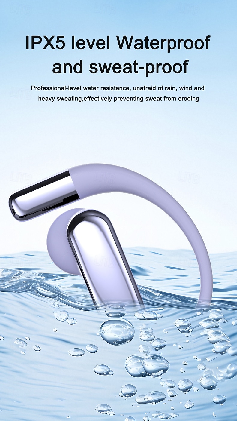 Intelligent AI Translation Earbuds Private-Mould OWS Semi-In-Ear Sports Earhook Bluetooth Earphones Extra-Long Battery Life Valentine's Day Gift 2026 - $26.99 –P9