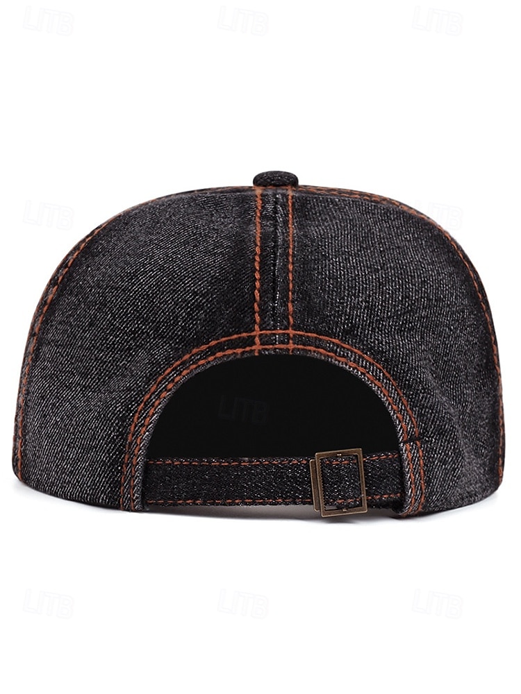 Boné masculino de algodão jeans - estilo clássico vintage, respirável e confortável, ideal para uso casual e atividades ao ar livre. de 2026 por $11.99 –P6