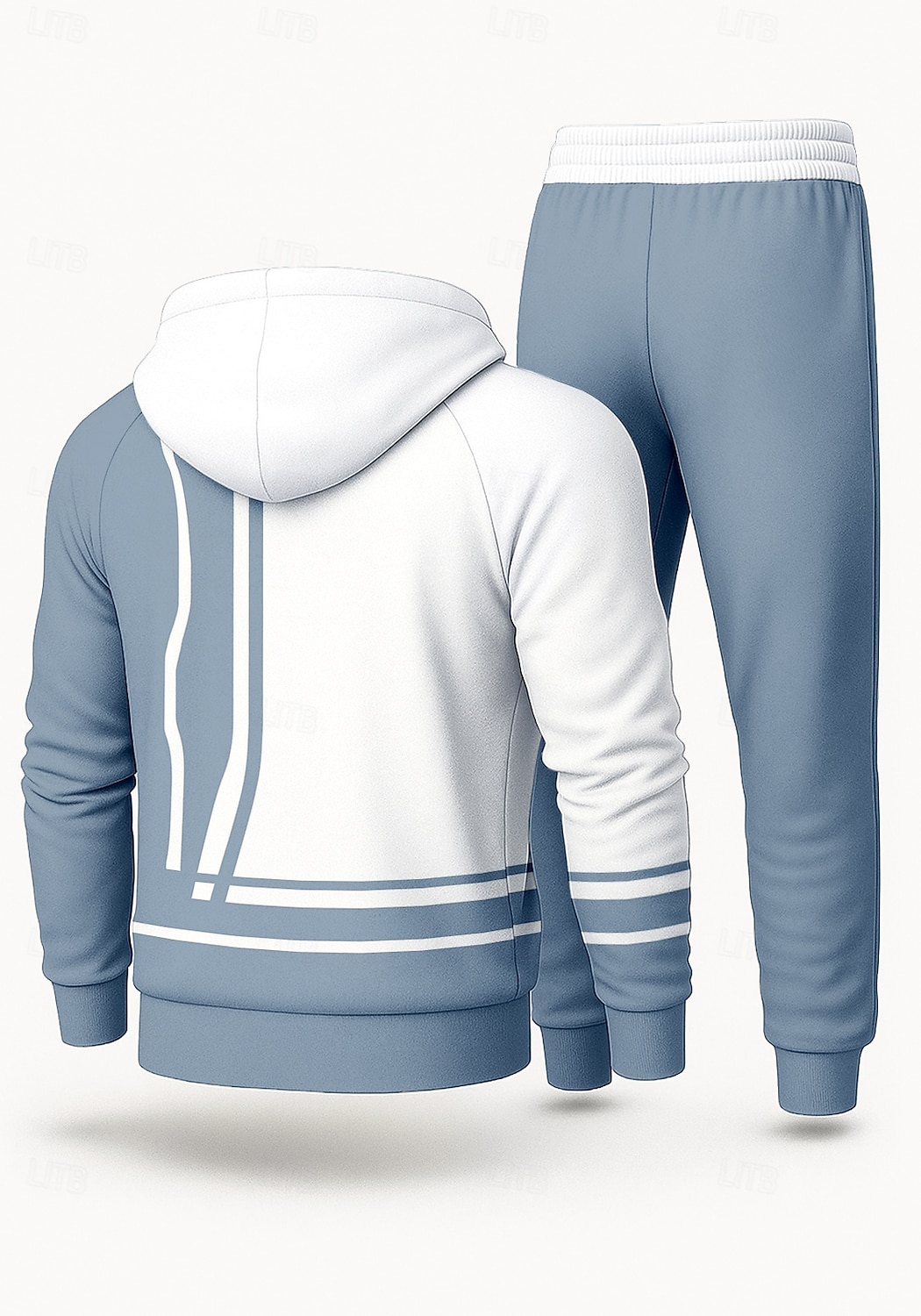 Pánské Kapuce Tepláková souprava Dvoudílná tepláková souprava Šňůrky Zapni Barevné bloky Celotělové oblečení Podzim Zima Žlutá Červená Určení Venkovní Cestování Lehká váha Módní Dlouhý rukáv Sport 2026 - $47.99 –P2