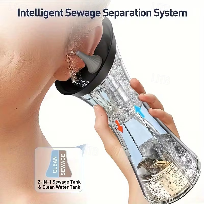 Professional-Grade Electric Earwax Removal SystemThree-Speed Hydraulic Ear Cleaning Kit with USB Charging Water Temperature Sensor and Visible Waste Bin for Home Ear Hygiene Care 2025 - $53.99 –P4