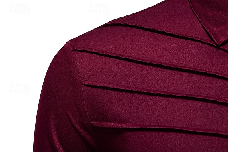 Anni Ruggenti Anni 1920 Retrò Vintage Blusa / Camicia Gangster Testimoni dello Sposo Slim Fit Costume Per uomo Mascherata Abbigliamento da sera Affari / Cerimonia / Matrimonio Addio al Nubilato Adulti del 2026 a $34.99 –P13