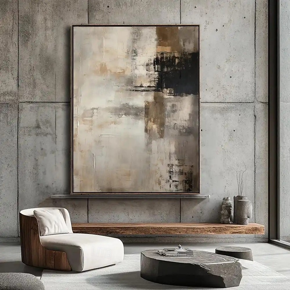 Handmade Oil Painting Canvas Wall Art Decoration Abstract for Home Sofa Background Entrance Hall Decor Stretched Frame Hanging Painting/Rolled Frameless Unstretched Painting 2026 - $58.99 –P1