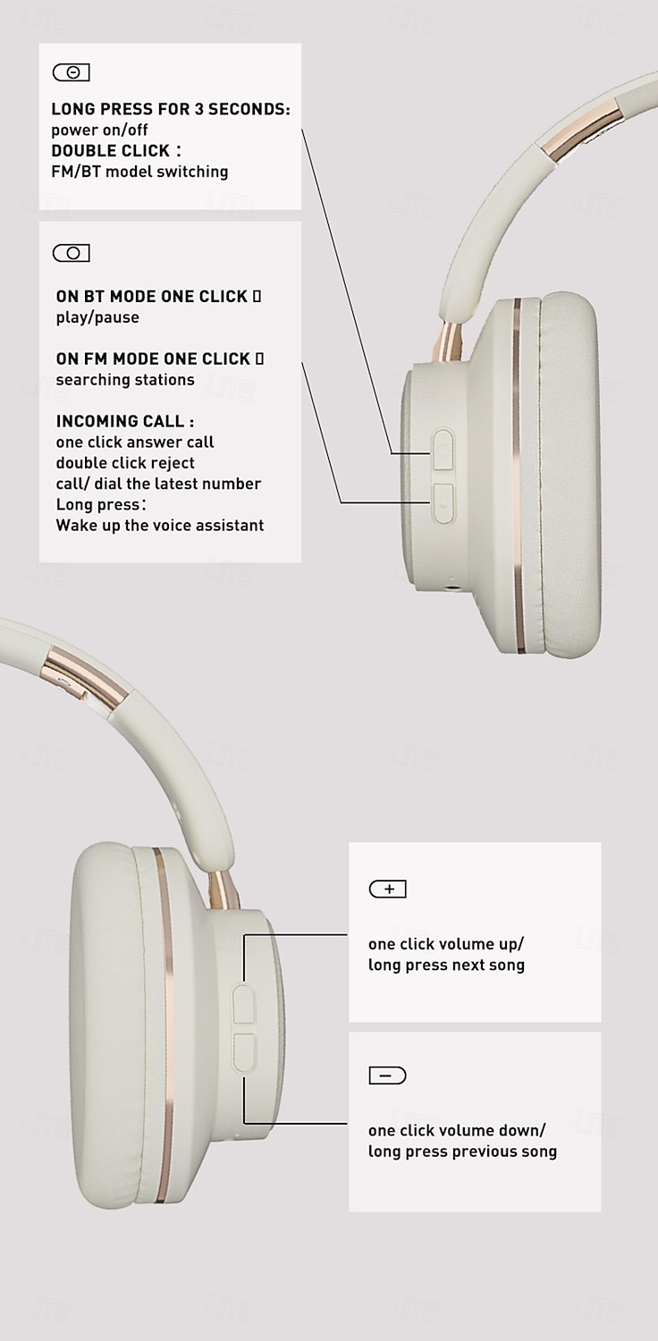 H9 2025 New  Wireless Earphones Equipped with 5.3 Chip Intelligent Noise Reduction Lower Loss More Stable Connection Game Mode Foldable Earphones Suitable for Travel Home Work Mobile Phones 2025 - $23.99 –P13