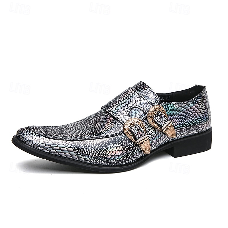 Men's Gold Patent Leather Double Monk Strap Loafers - Luxe Footwear for Formal Dinners and Special Events and Weddings 2026 - $59.99 –P2