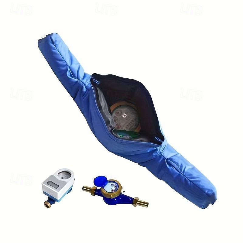 2026年 冬の凍結防止用屋外メーターカバー、圧力真空ブレーカー用取り外し可能な断熱ポリエステルパイププロテクター &逆流防止装置、寒冷地用耐候性不凍液ポーチ、住宅資産維持のための耐久性のある生地  コレクション – $12.99 –P3