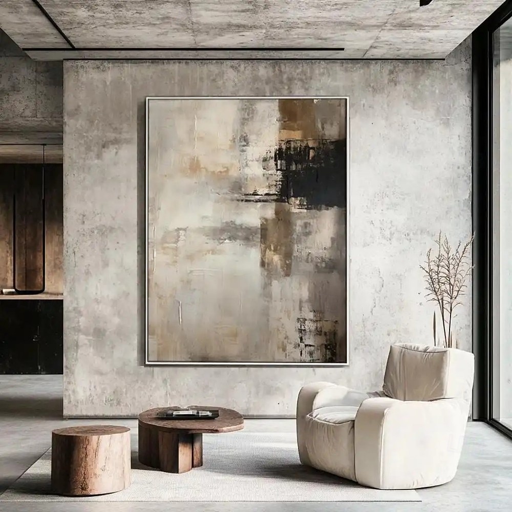 Handmade Oil Painting Canvas Wall Art Decoration Abstract for Home Sofa Background Entrance Hall Decor Stretched Frame Hanging Painting/Rolled Frameless Unstretched Painting 2026 - $58.99 –P3