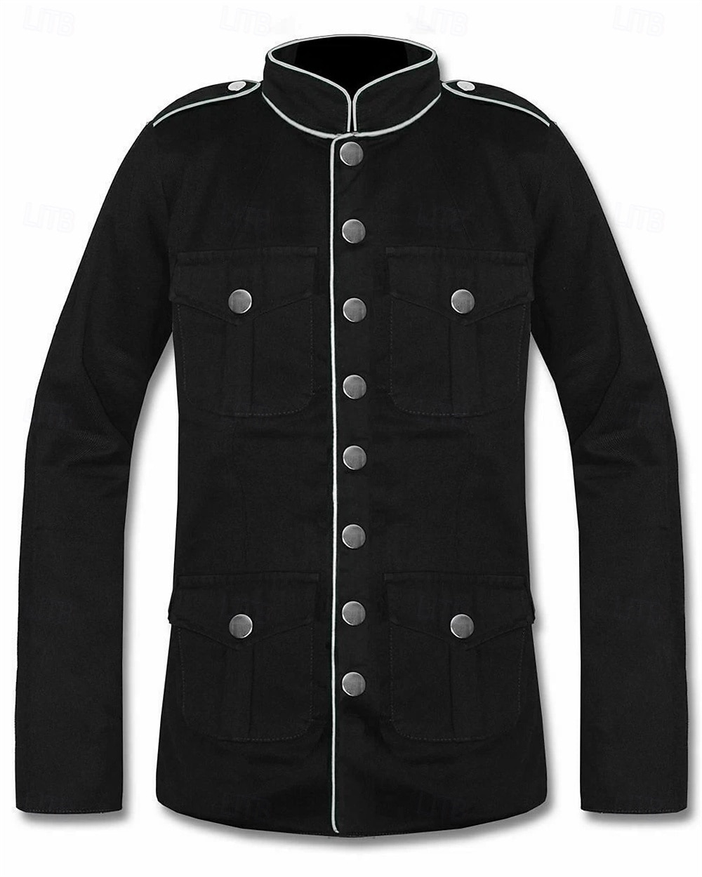 Retro Vintage Rococo Coat Masquerade Circus Jacket Long Sleeves Prince Aristocrat Fancy Dress Men's Carnival Masquerade Event / Party Adults' Coat Spring Fall & Winter 2026 - $52.99 –P1