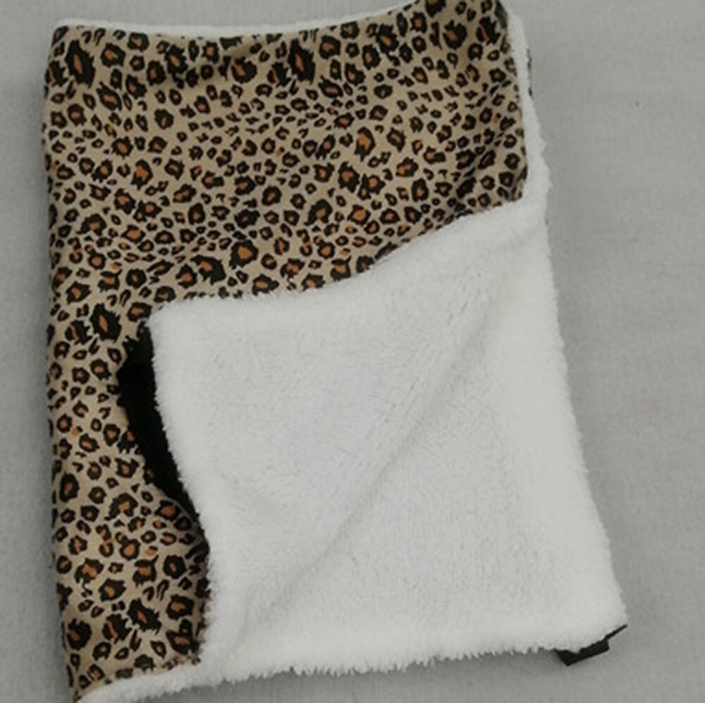 κομψή αιώρα γάτας με λεοπάρ μοτίβο - μαλακό βελούδινο κρεμαστό κρεβάτι για γάτες &μικρά κατοικίδια - άνετα &τάσεις 2025 - $13.99 –P6