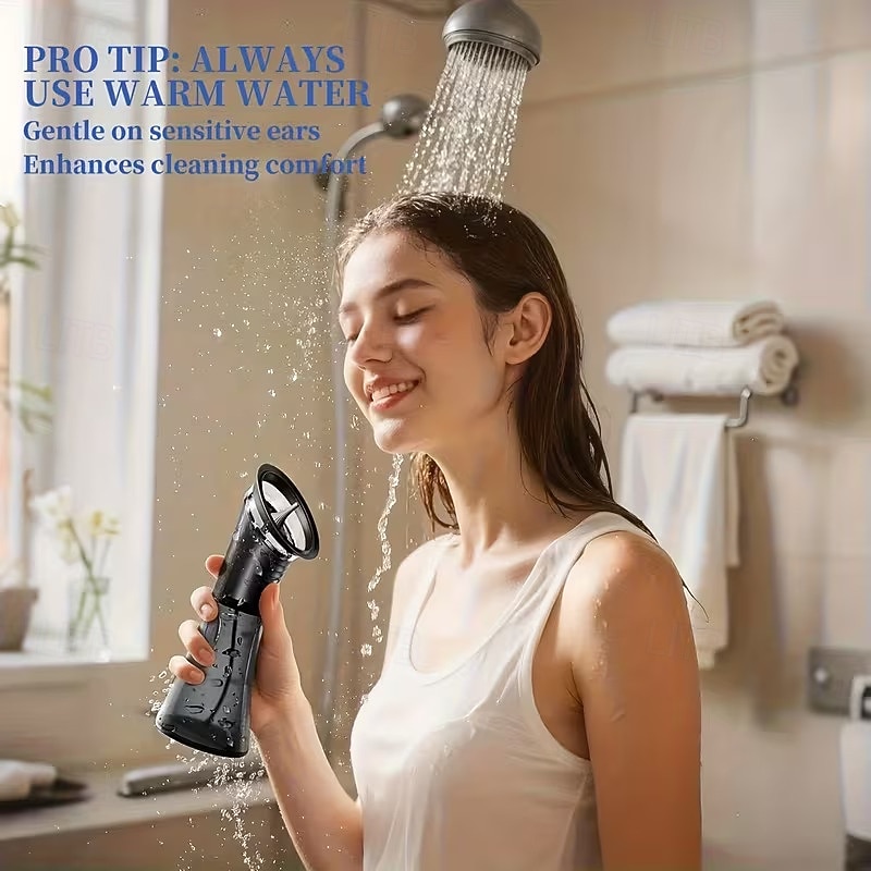 Professional-Grade Electric Earwax Removal SystemThree-Speed Hydraulic Ear Cleaning Kit with USB Charging Water Temperature Sensor and Visible Waste Bin for Home Ear Hygiene Care 2025 - $53.99 –P3