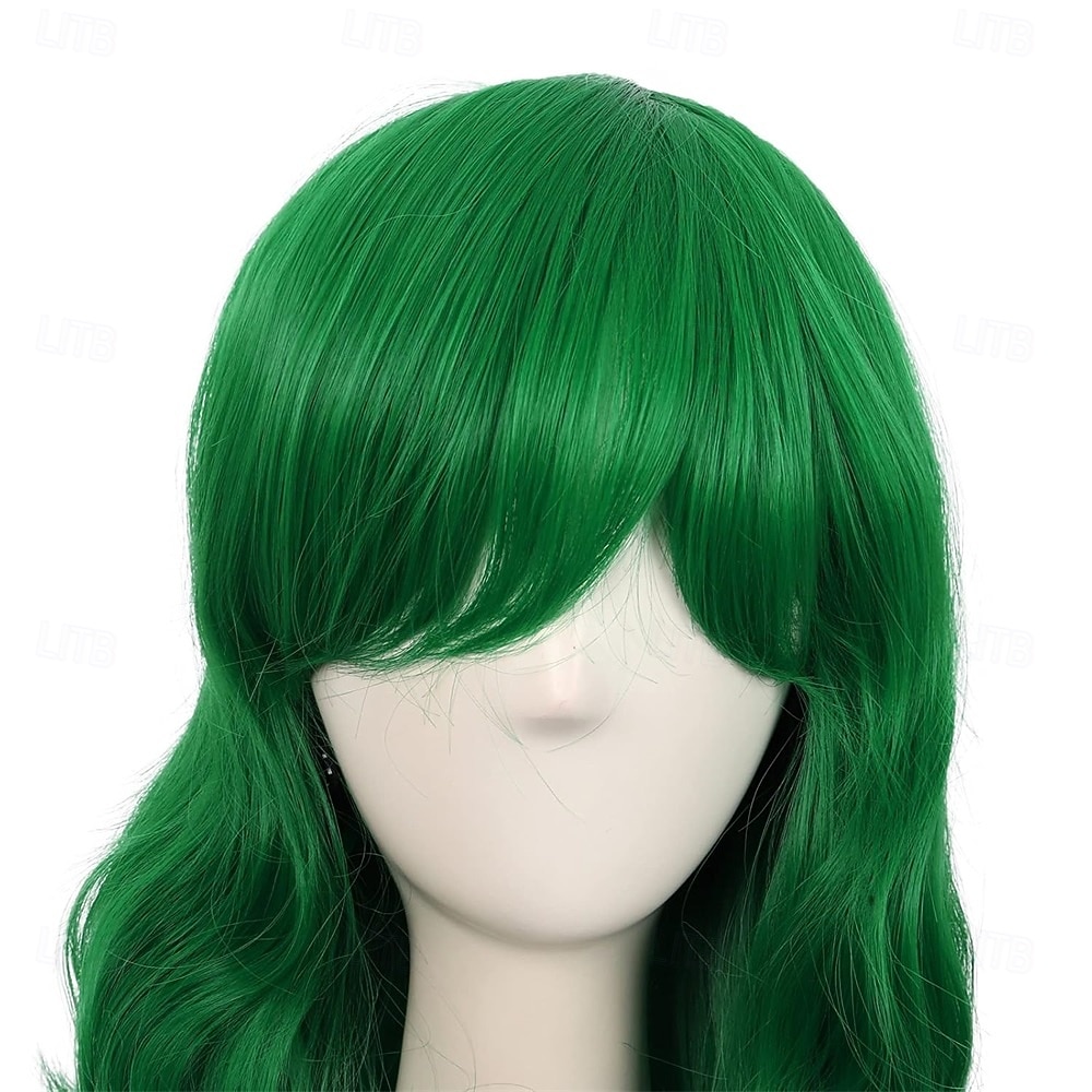 Peruca de Carnaval 2026 Vermelho Preta Azul Encaracolado Longo Peruca sintética para festivais Mardi Gras Parada Cabelo para fantasia de cosplay para Feminino de 2026 por $21.99 –P5