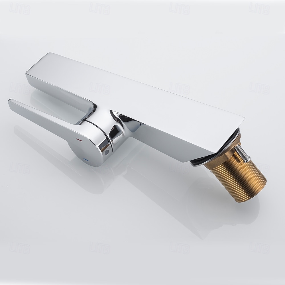 Robinet de lavabo - Classique Électroplaqué Ensemble central Poignée unique à un trouBath Taps de 2026 ? $234.79 –P7