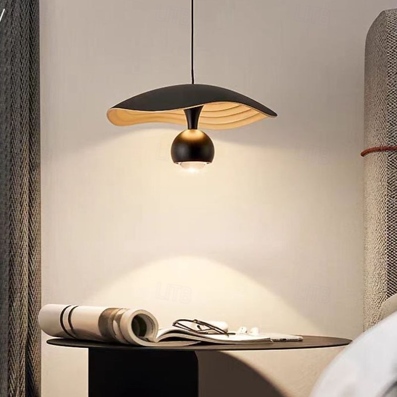 Современный скандинавский подвесной купольный светильник из алюминия и акрила с подсветкой для спальни 2025 - $143.99 –P4