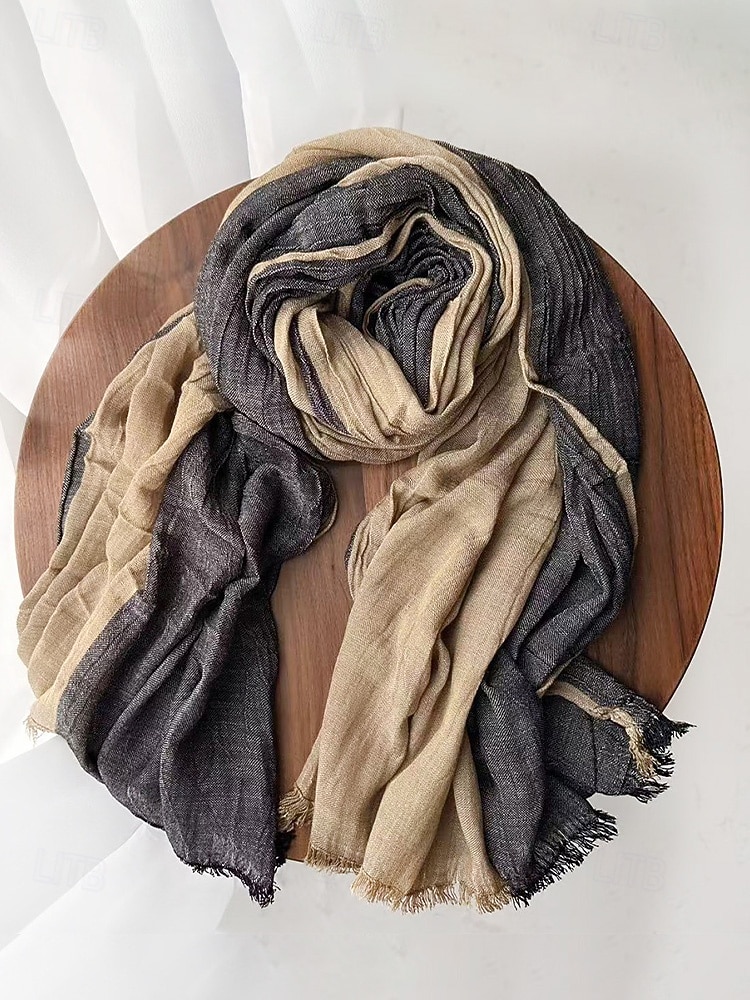 miesten puuvillainen pellavahuivi – pehmeää ja kevyttä materiaalia, saatavilla useissa väreissä – ihanteellinen arkeen ja ulkoiluun 2026 - $14.99 –P11