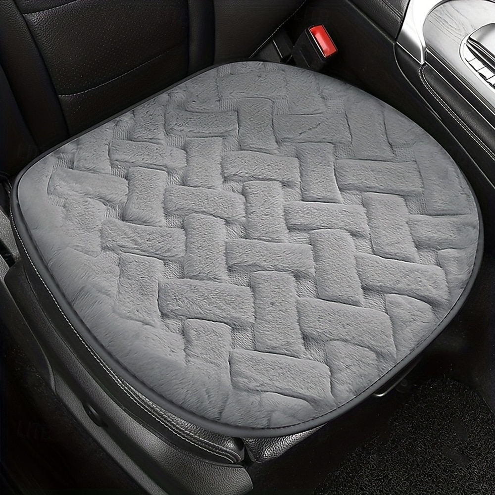 Talvilämmitys autoon/istuimeen - pehmeä, pörröinen ja lämmin, sopii ajoneuvoihin, vaaleanpunainen pehmeäkantinen &vaahtomuovitäyte (ei mitään/) - mukavat kylmän sään lisävarusteet liukumaton 2025 - $17.99 –P6