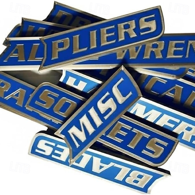 12 kappaleen pakkaus magneettisia työkalupakkietikettejä, 3D-tulostettuja työkalupakkietikettejä, yleisiä työkalupakkien järjestelytarvikkeita, uudelleenkäytettäviä etikettejä teräksisille 2026 - $15.99 –P15