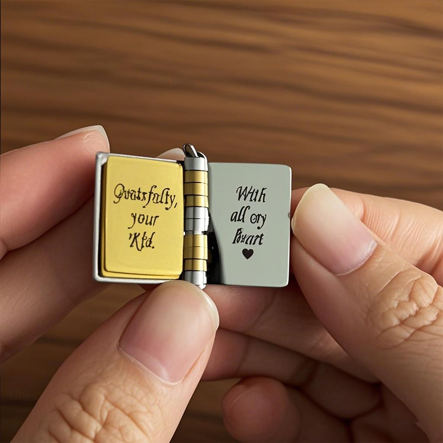 Ожерелье в виде книги «Лучшая мама на свете», персонализированный кулон в виде книги, ожерелье с выгравированным скрытым посланием для женщин, мужчин, лучших друзей, любовников, подарок на годовщину 2026 - $23.99 –P3