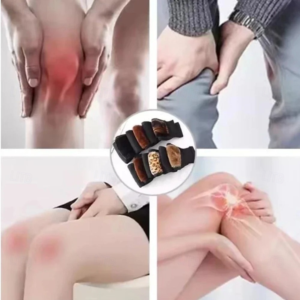 Genunchiere termice de iarnă din cașmir pentru genunchiere pentru femei și bărbați, genunchiere din lână pentru dureri articulare, tendinită, artrită, genunchiere pentru artrită reumatică, genunchiere 2026 - $12.99 –P9