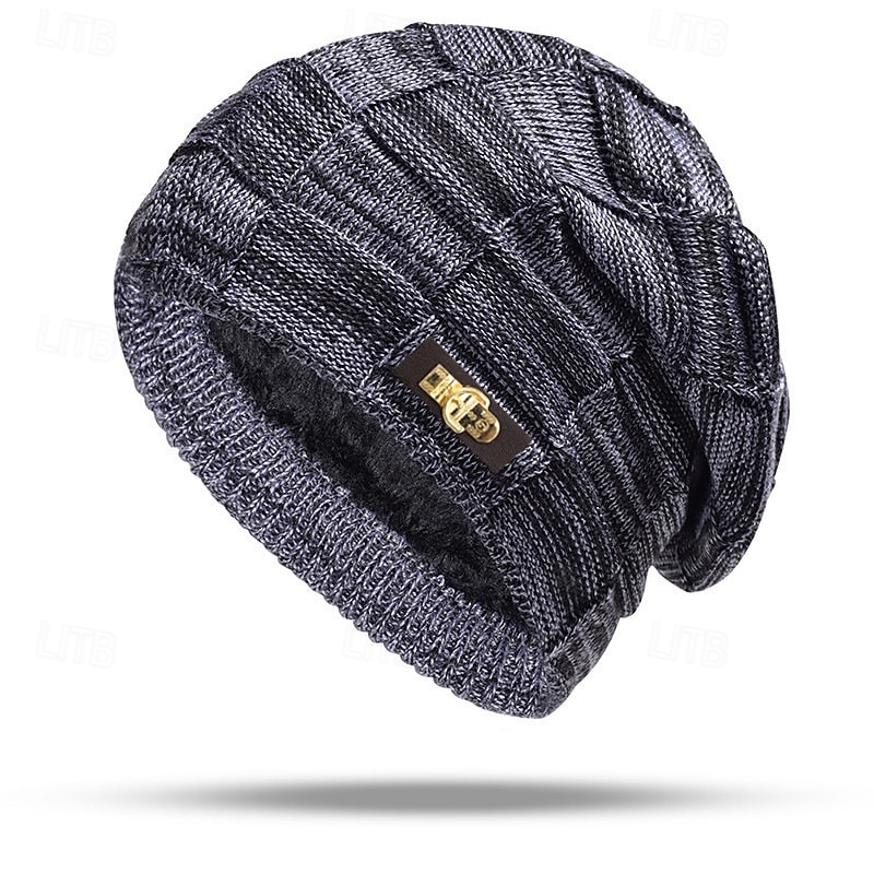 Per uomo Unisex Berretto Cappelli Invernali Berretti Cappello lavorato a maglia Berretto Invernale Nero Vino Fibre Acriliche Lavorato a maglia Traspirante Accogliente Abbigliamento quotidiano Uscire del 2026 a $8.49 –P3