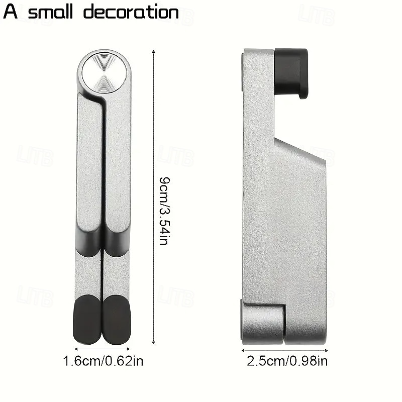 2026年 2パックアルミ合金V字型折りたたみ電話スタンド ポータブルデスクトップスタンド デスクトップ電話ホルダー ポータブルデバイススタンド 調整可能な電話スタンド 折りたたみ電話ホルダー  コレクション – $13.99 –P7