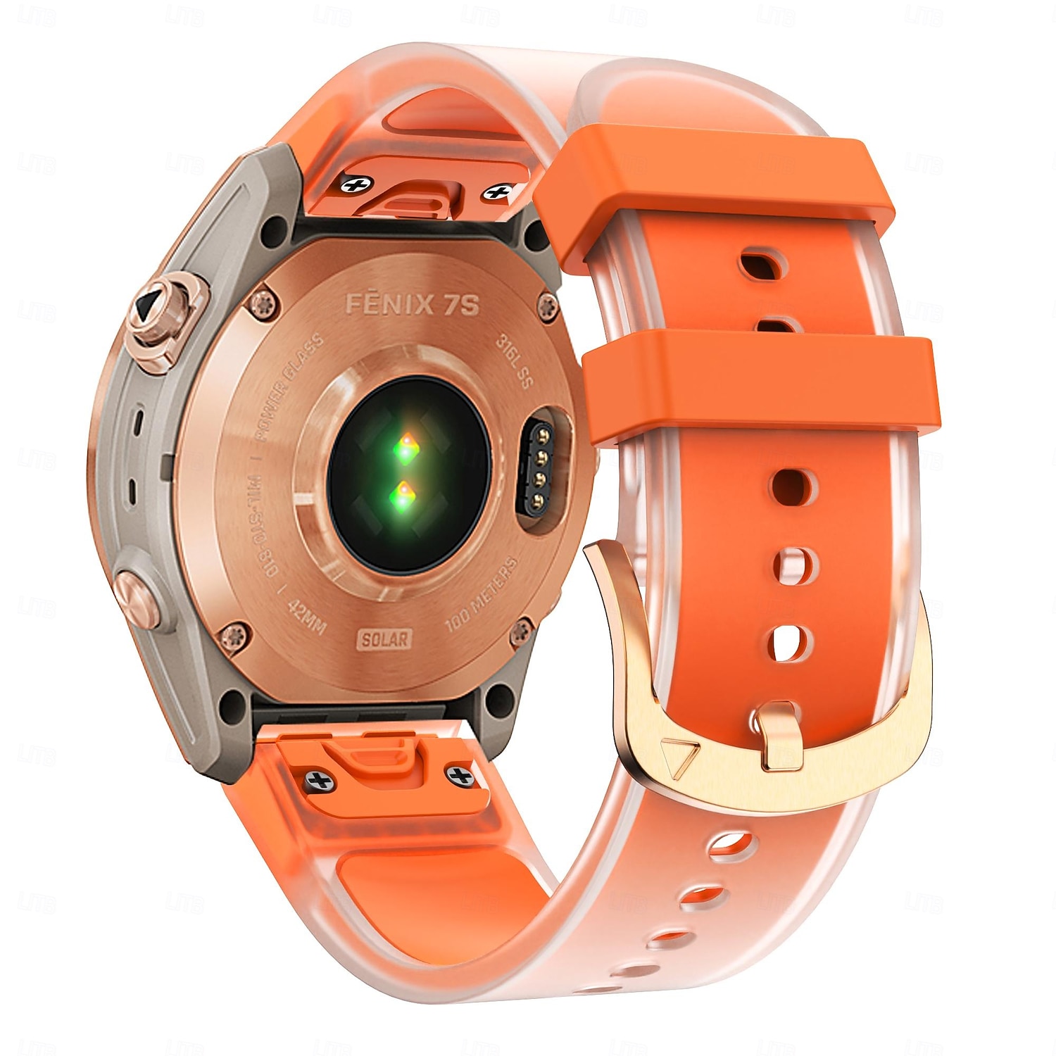 Horlogeband voor Garmin Fenix 8 43mm Fenix 7S Pro Siliconen Vervanging Band Verstelbaar Sportband Moderne gesp Polsbandje 2026 - $17.99 –P2