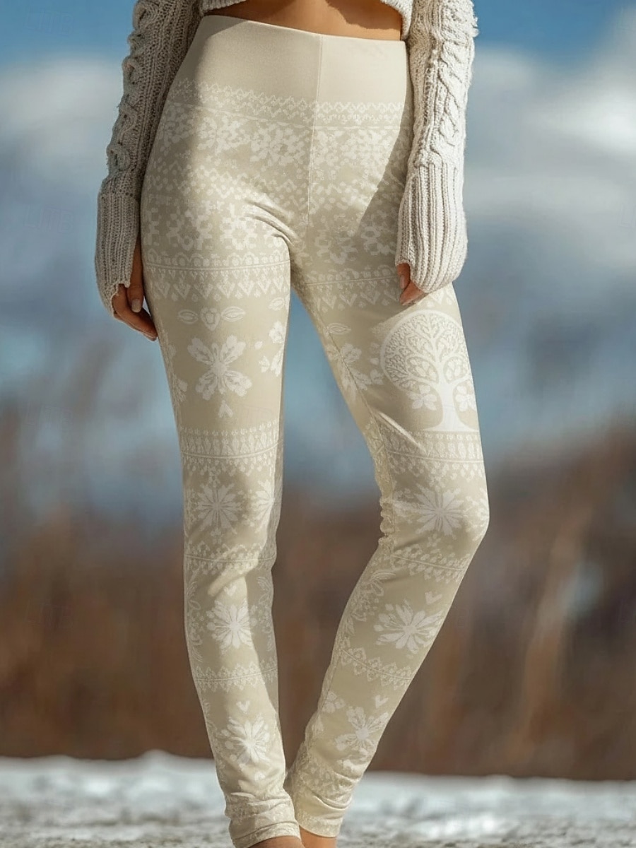 Mujer Polainas Leggings cómodos Vacaciones Vintage Estilo Étnico Longitud total Alta cintura Graphic Estampado Cómodo Elástico Casual Diario Vacaciones Verde Trébol Primavera Otoño Invierno Ajustado 2026 - $20.99 –P2