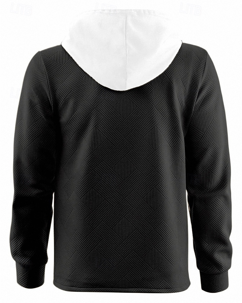 Homme Veste Légère Veste Décontractée Veste à Capuche Extérieur Occasionnel Avec Poches Automne Hiver Bloc de Couleur Streetwear Quotidien À capuche Régulier Noir Blanche bleu marine Kaki Grise Veste de 2026 ? $33.99 –P20
