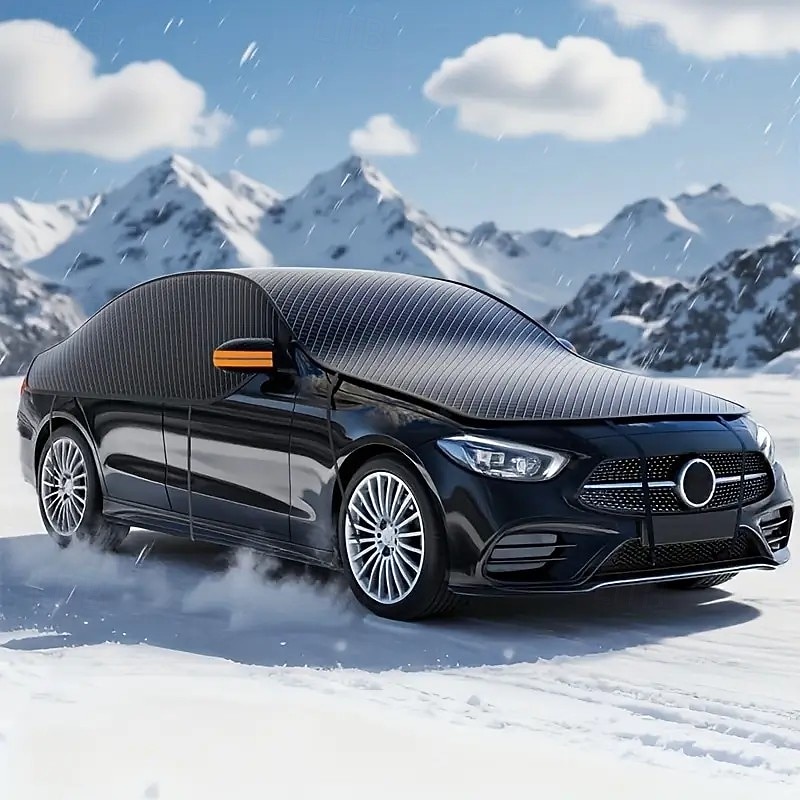 Protetor de neve para para-brisa de carro com cobertura estendida do capô, remoção rápida de neve e gelo. &Protetor de para-brisa em tecido Oxford resistente a raios UV e com proteção contra geada, de 2026 por $49.99 –P3