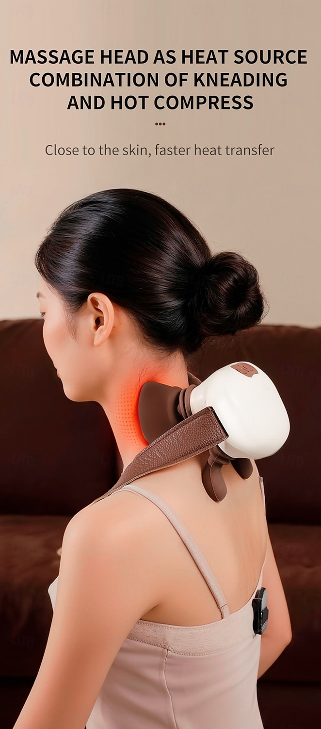New Oblique Square Massager Shoulder and Neck Massager Cervical Hot Compress Home Cervical Massager Perfect Birthday Valentine's Day Gift for Boys and Girls for and Thanksgiving 2026 - $51.99 –P9