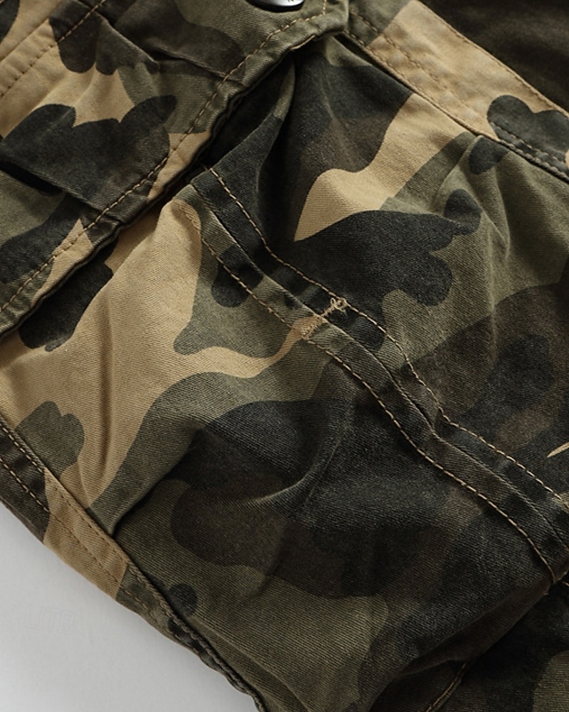 Men's Cargo Pants Trousers Drawstring Elastic Waist Multi Pocket Camo Windproof Wearable Daily Outdoor Camping & Hiking Streetwear Stylish ArmyGreen Khaki Micro-elastic 2026 - $48.99 –P5