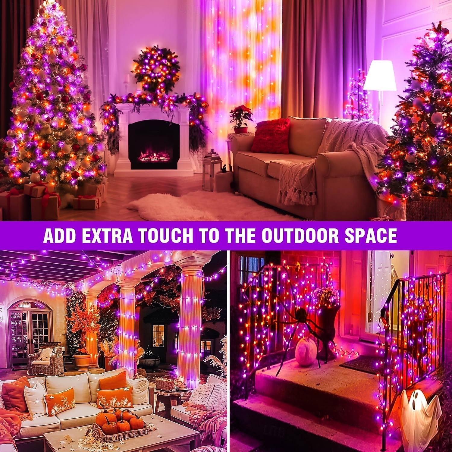 Christmas Tree Decorative String Lights Fairy String Lights 8 Function Low Voltage Safety Plug in Holiday Wedding Party Atmosphere Decorative Lights Props 10/20/30/50/100 meters 2025 - $14.49 –P7