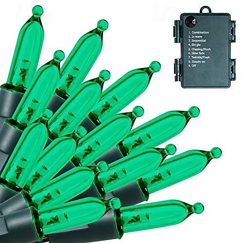 Lumini Roșii și Verzi Lumini Mini Conectabile Lumini pentru Copaci cu Fir Verde pentru Petreceri Interioare și Exterioare 2026 - $16.49 –P2