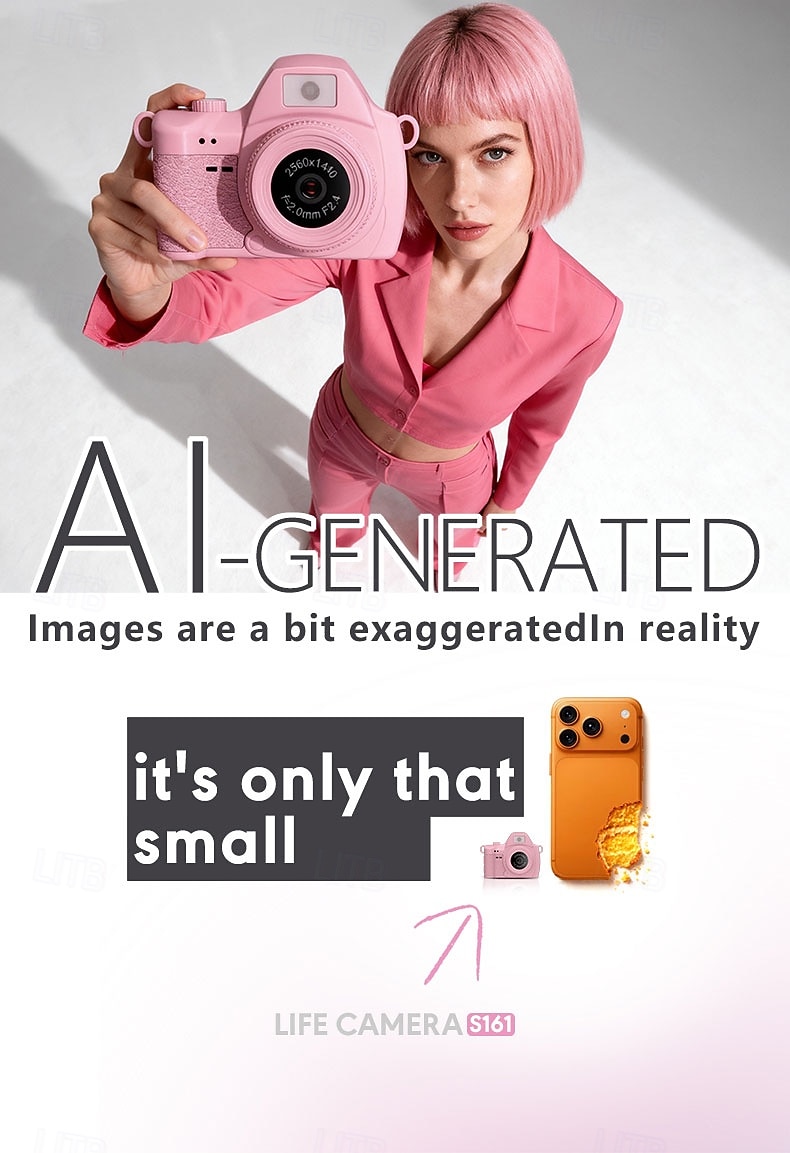 Миниатюрная цифровая камера-брелок, компактный портативный микрорегистратор с датчиком малого пикселя 1440p 2k, мини-камера размером с большой палец, микровидеокамера-брелок 2025 - $32.99 –P3