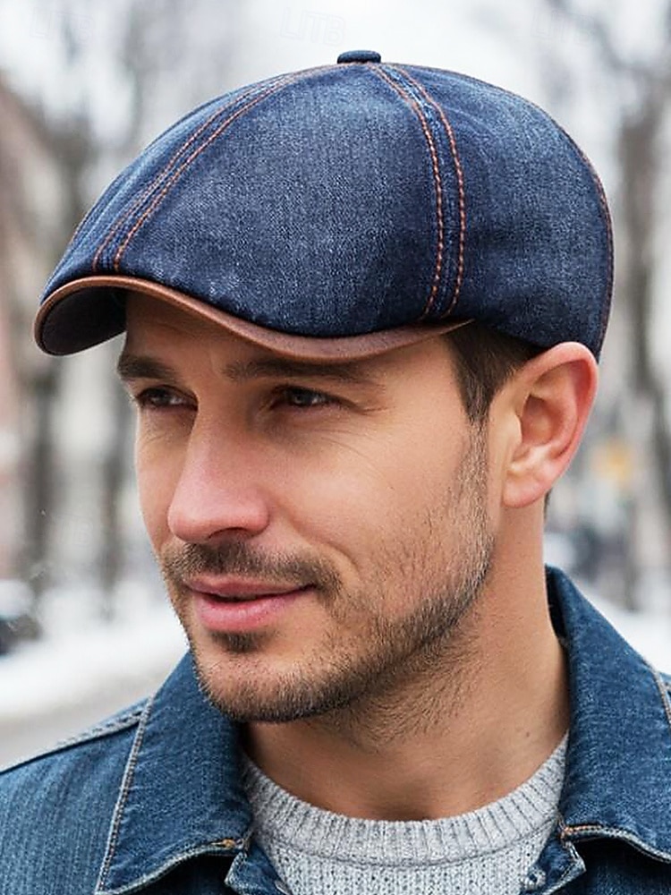 Boné masculino de algodão jeans - estilo clássico vintage, respirável e confortável, ideal para uso casual e atividades ao ar livre. de 2026 por $11.99 –P1