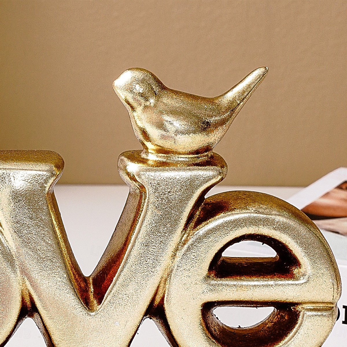 Valentine's Day Decoration LOVE Letter Ornaments Decorative Handicrafts Made of Resin Material With Gold and Silver Foil Decoration on The Surface 2026 - $25.99 –P10