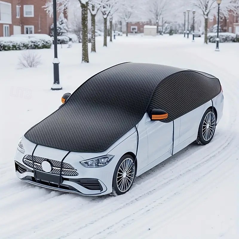 Protetor de neve para para-brisa de carro com cobertura estendida do capô, remoção rápida de neve e gelo. &Protetor de para-brisa em tecido Oxford resistente a raios UV e com proteção contra geada, de 2026 por $49.99 –P7