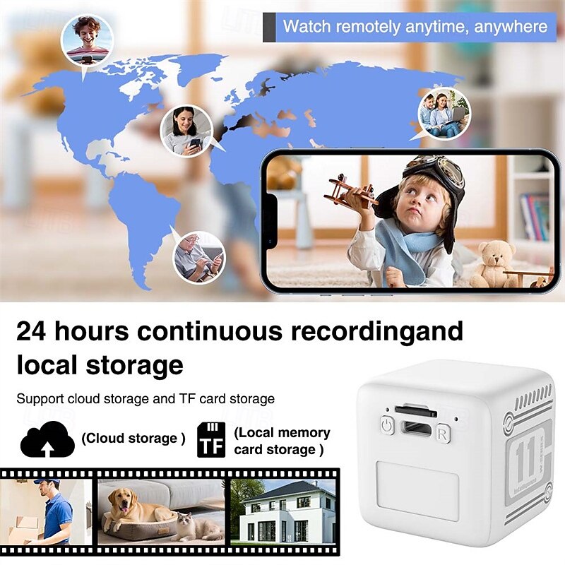 Night Vision HD Smart Camera Outdoor Surveillance System App Control & SD Cloud Storage (Card Not Included) - For Nanny/Camera Monitoring Property Protection Wireless Camera 2026 - $39.99 –P13