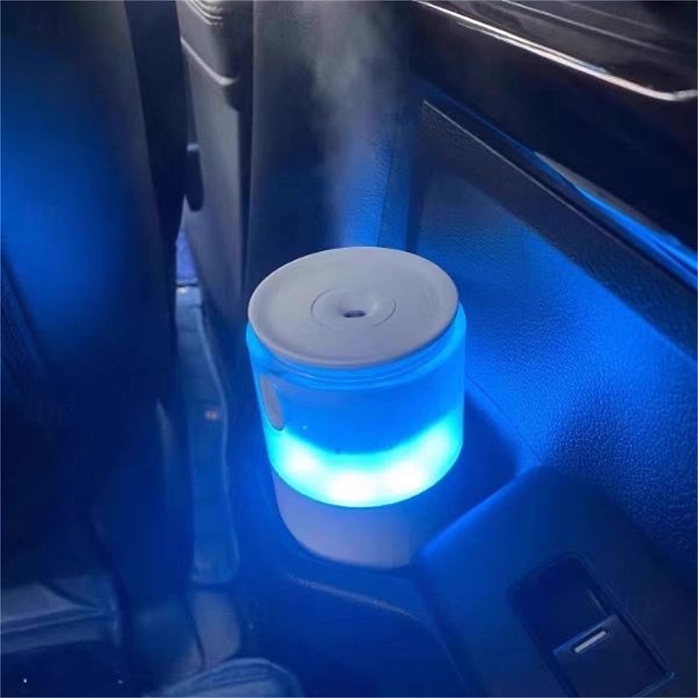 1 ks USB/dobíjecí zvlhčovač vzduchu 250 ml mlhový zvlhčovač teplé bílé noční světlo RGB lampa tichý studený mlhový difuzér 2026 - $32.99 –P5