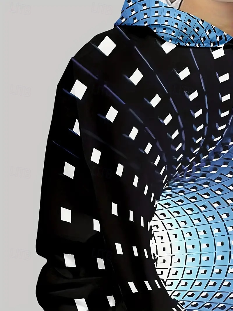 Garçons 3D Graphique Géométrique Sweat à Capuche Pull manche longue Impression 3D Printemps Automne Sports Mode Streetwear Enfants 4-12 ans À capuche Extérieur Occasionnel Quotidien Coupe régulière de 2026 ? $18.99 –P3
