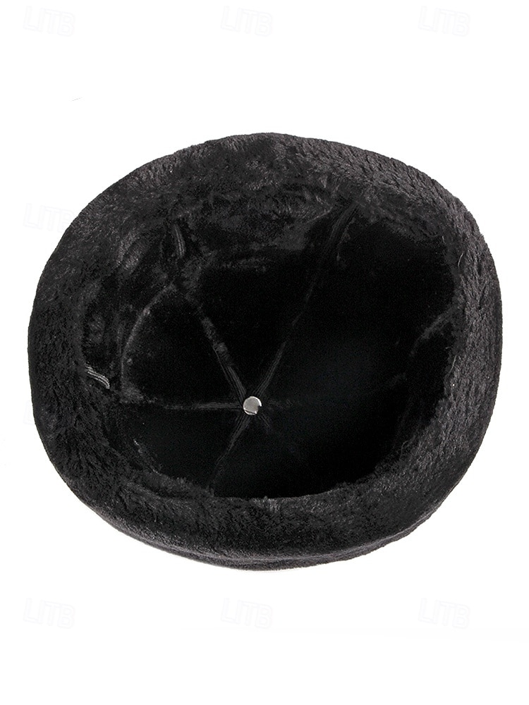 Herre vinterlue med pelsfôr i kunstskinn – varm, stilig og komfortabel for kaldt vær – perfekt for utendørsaktiviteter og hverdagsbruk 2026 - $18.99 –P6